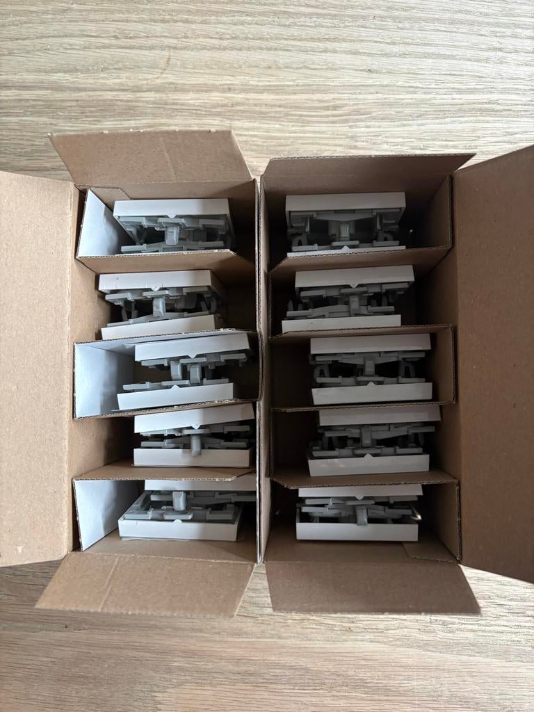 25x Gira Schakelaar Wipper - Systeem 55 Reinwit, Ophalen of Verzenden, Nieuw, Schakelaar