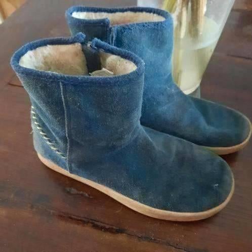 Blauwe warme laarzen 34 merk ugg, Gebruikt, UGG, Laarzen, Verzenden