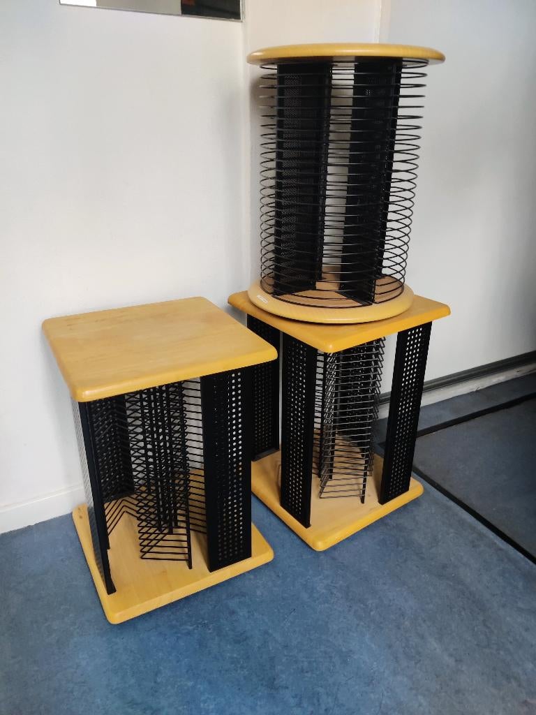 Draaibare CD rekken GRATIS, Huis en Inrichting, Woonaccessoires | Cd- en Dvd-rekken, Ophalen, 75 tot 150 discs, Zo goed als nieuw