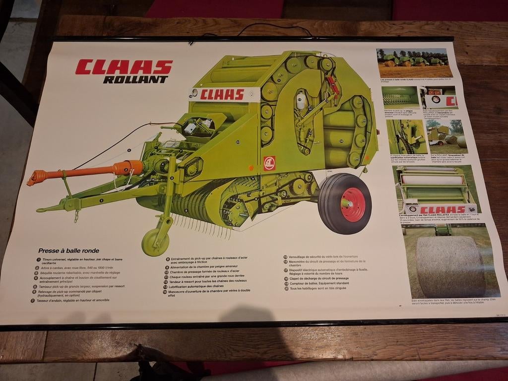 Claas poster, Ophalen of Verzenden