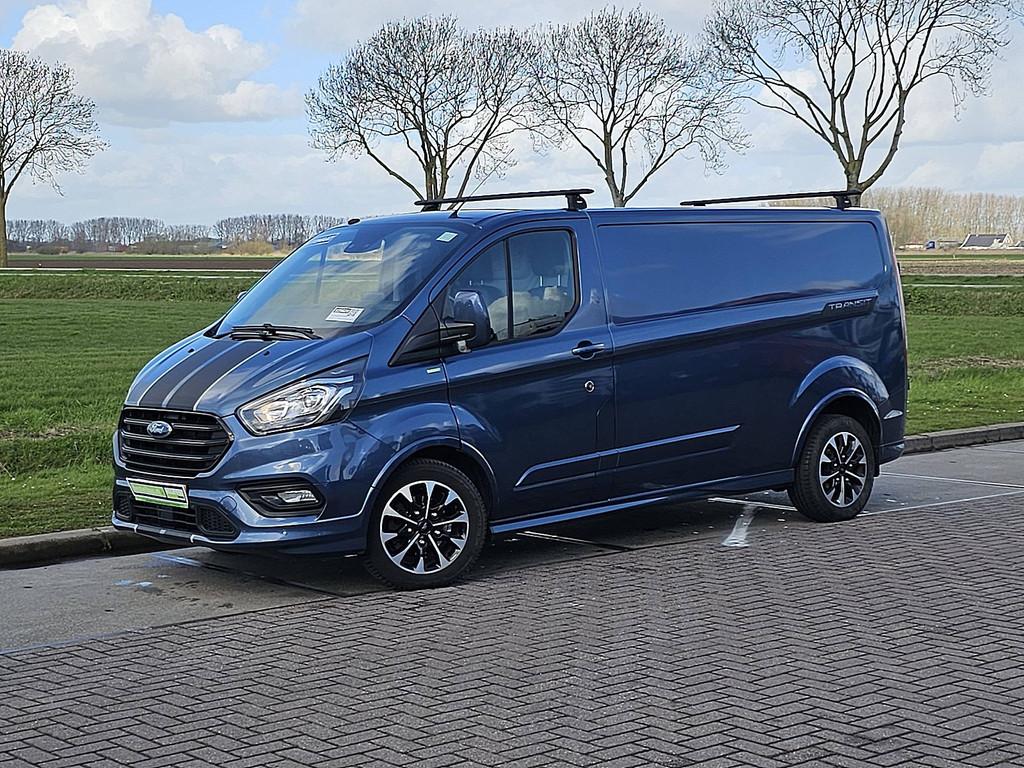 Ford Transit Custom 310 2.0 TDCI L2H1 Sport 170pk Navi Camer, Auto's, Gebruikt, 4 cilinders, Blauw, 2159 kg