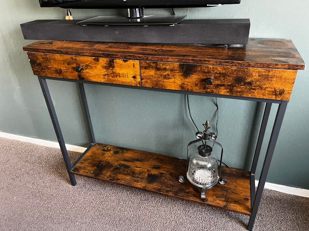Leuke side table, Huis en Inrichting, Tafels | Sidetables, 50 tot 100 cm, Ophalen of Verzenden, Zo goed als nieuw, 25 tot 50 cm