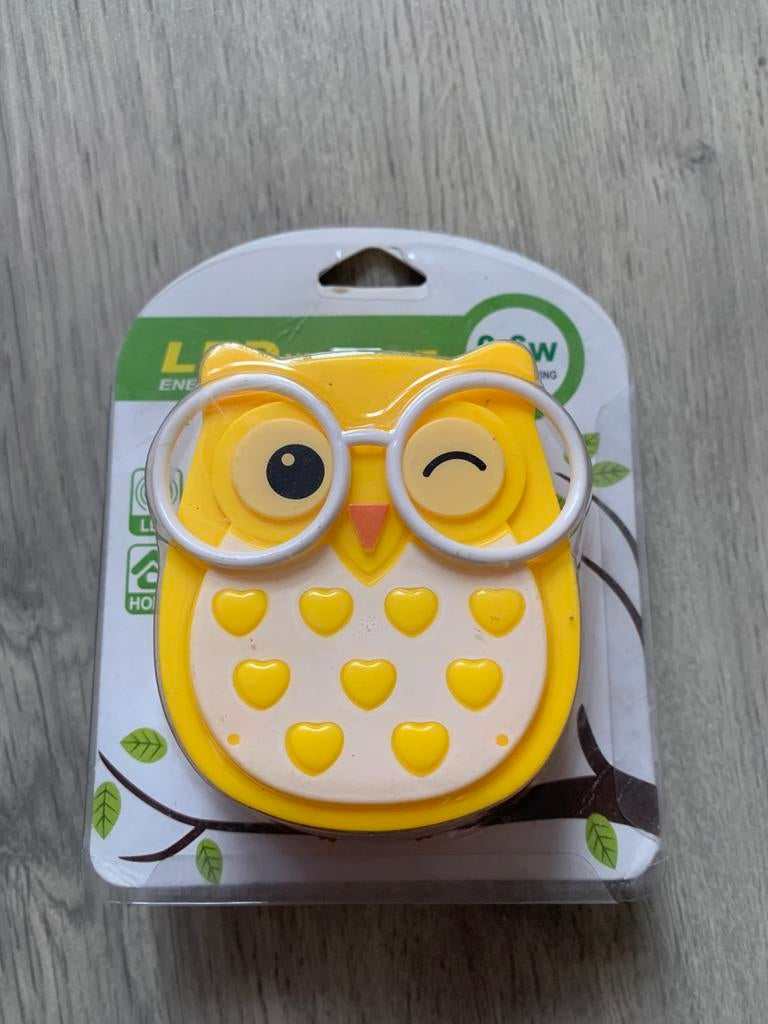 Nachtlampje Uil Nieuw, Ophalen of Verzenden, Nieuw, Overige typen