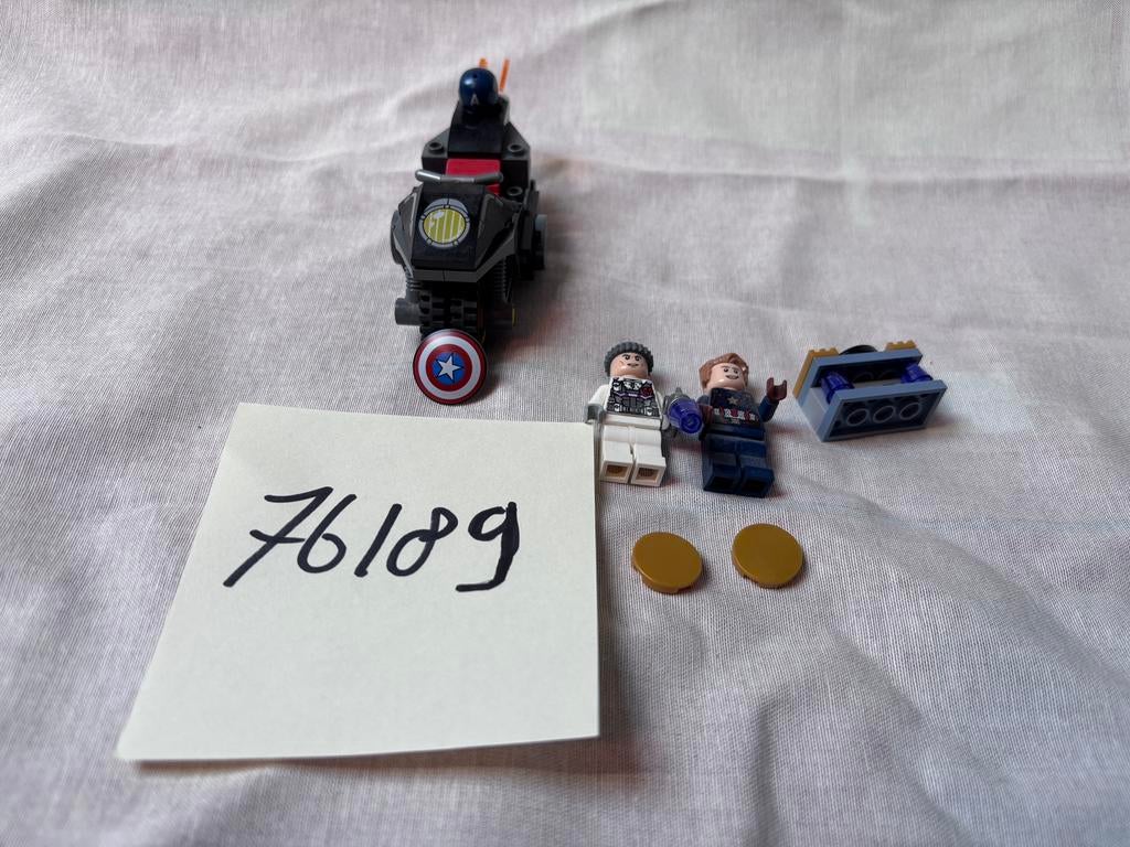76189 Captain America - Hydra confrontatie, Ophalen of Verzenden, Zo goed als nieuw, Complete set, Lego