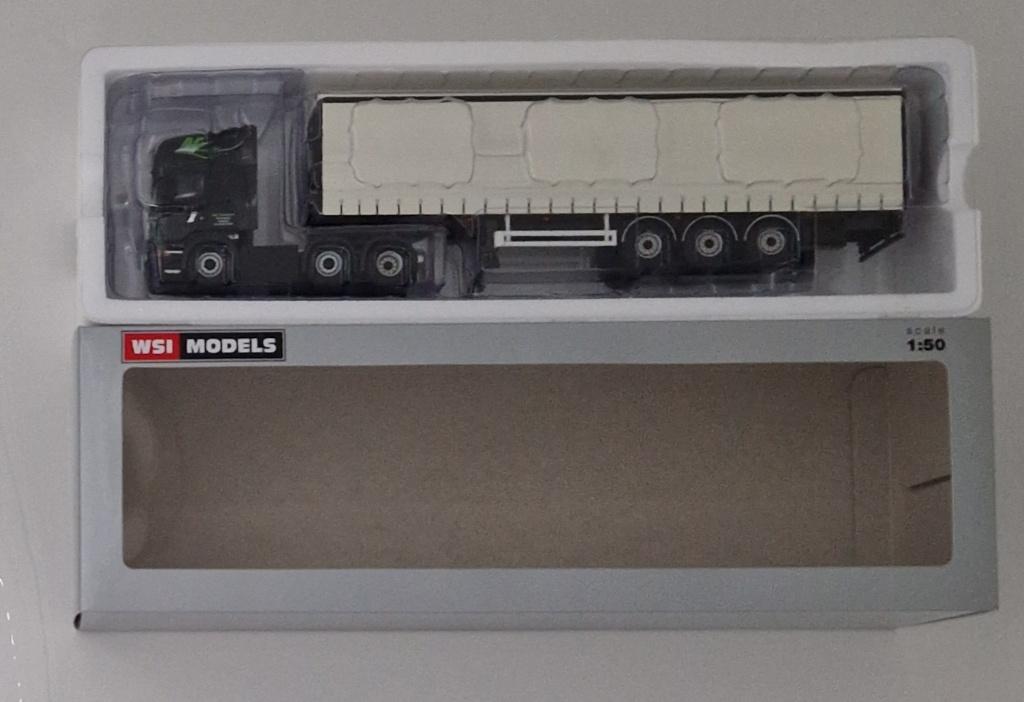 WSI Scania R5 AG Transport met trailer - Nieuw - 1:50, Ophalen of Verzenden, Nieuw, Bus of Vrachtwagen, Wsi