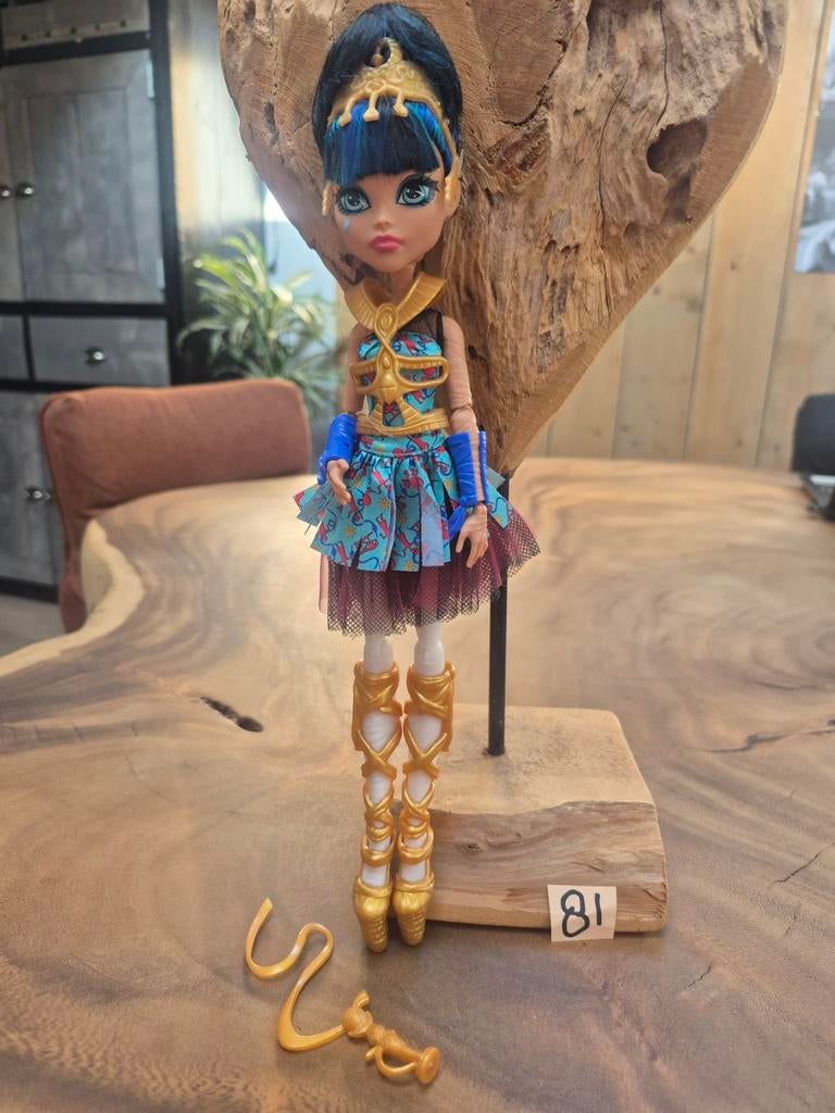 Monster High Cleo De Nile pop met accessoires, Ophalen of Verzenden