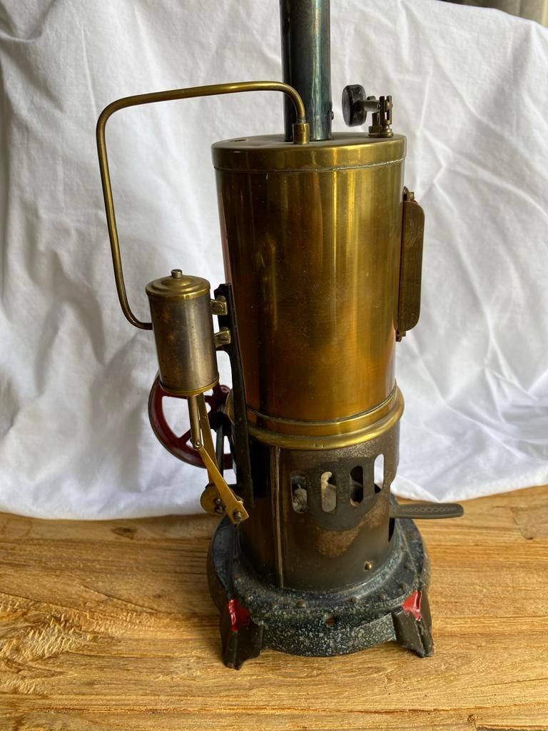 Antieke Messing Stoommachine Model, Ophalen of Verzenden