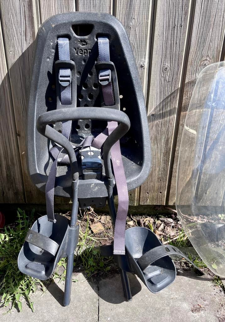 Yepp baby fietszitje met windscherm - Veilig & Eenvoudig, Ophalen, Voorzitje, 0 t/m 13 kg, Gebruikt