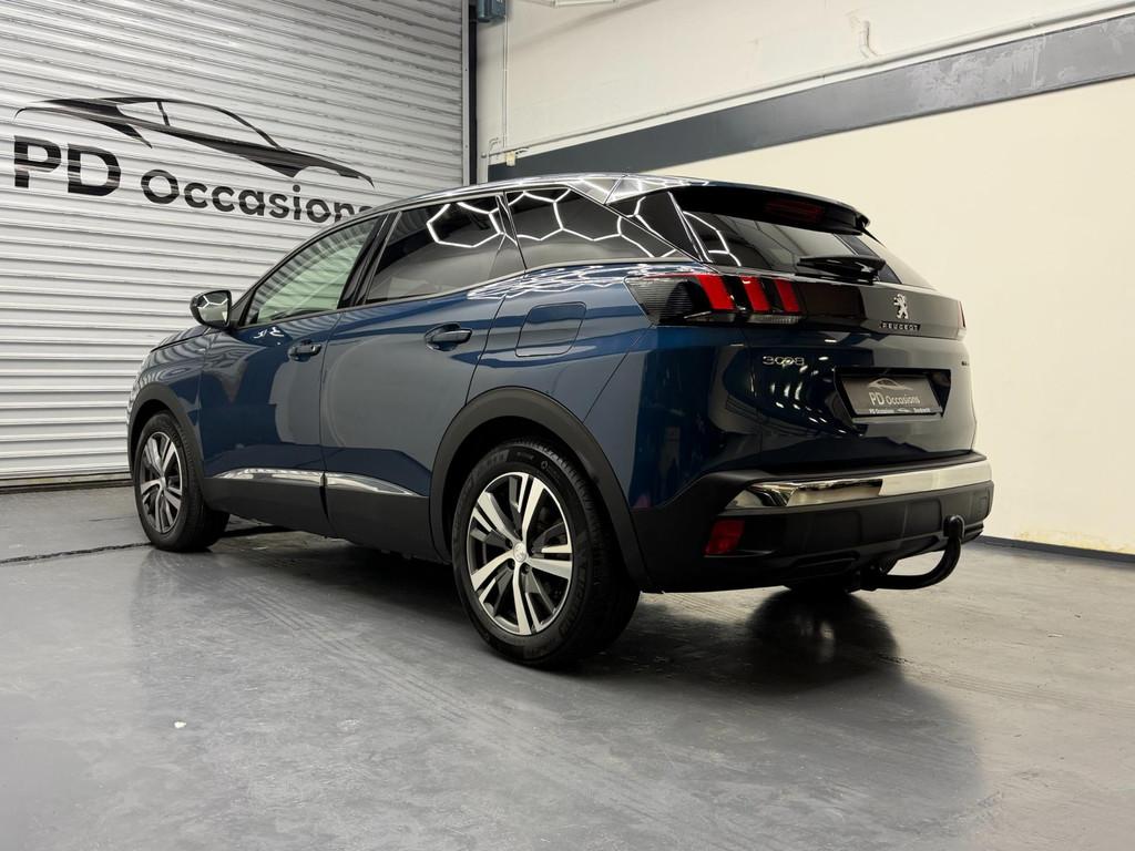 Peugeot 3008 1.6 HYbrid 225PK Allure Pack Business - Trekhaa, Gebruikt, Zwart, 4 cilinders, Blauw