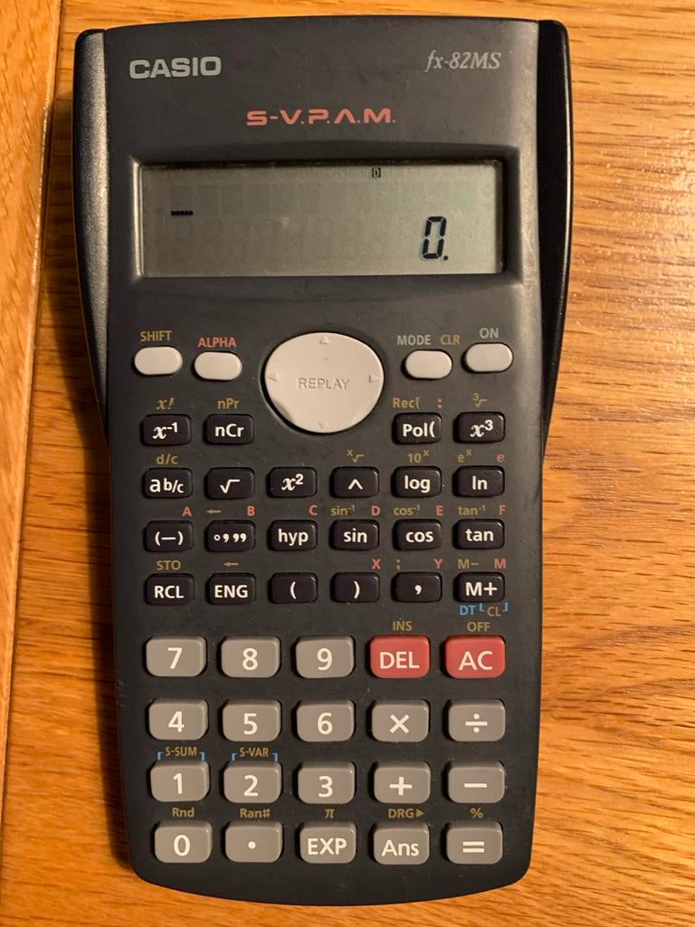 Casio rekenmachine fx 82MS, Diversen, Rekenmachines, Ophalen of Verzenden, Gebruikt