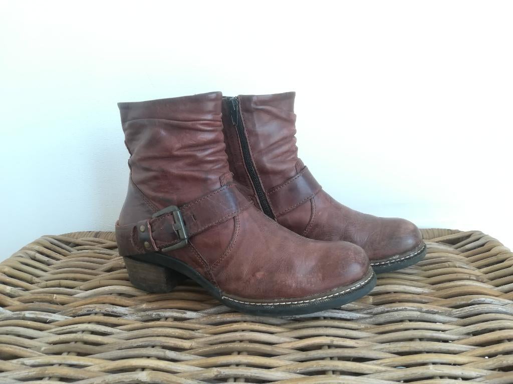 Wolky Enkellaarzen Laarzen Leer Bruin maat 39, Kleding | Dames, Schoenen, Wolky, Bruin, Lage of Enkellaarzen, Ophalen of Verzenden