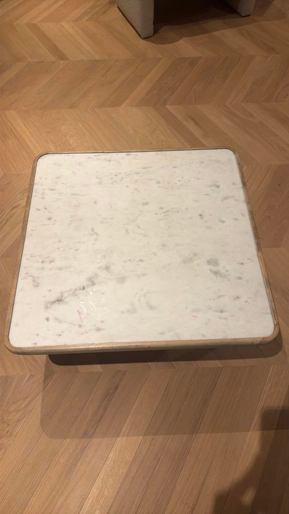 Riviera Maison tafel marmer, Ophalen, Gebruikt, Tafel