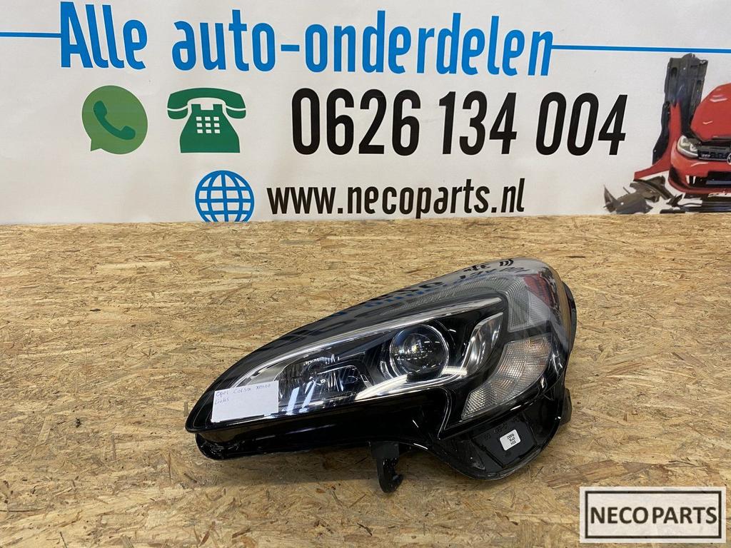 Opel Corsa xenon led koplamp links 1EF011830-09 13381347LH, Gebruikt, -, -, Opel