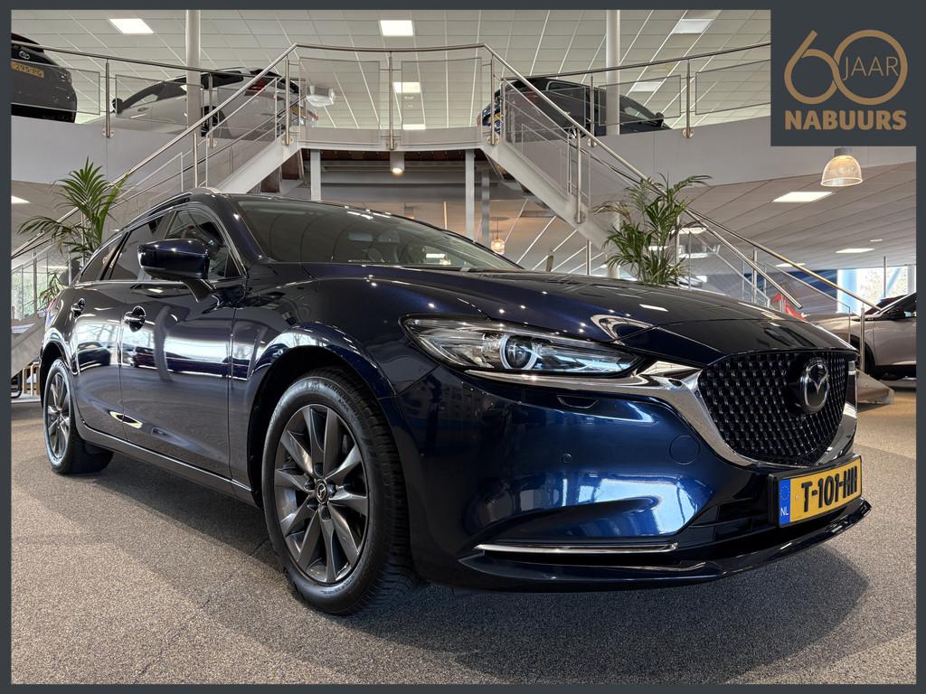 Mazda 6 Sportbreak 2.0 SkyActiv-G 165pk Centre-Line NL auto,, Stof, Gebruikt, 4 cilinders, 165 pk