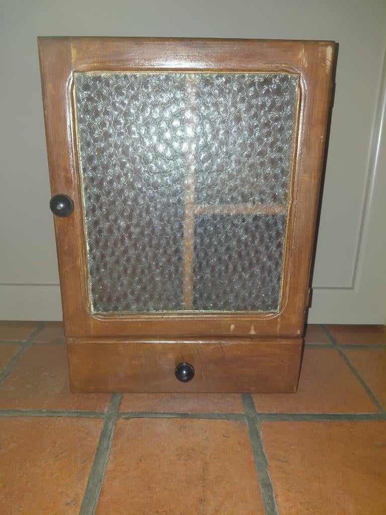 Antieke apothekerskast, medicijnkast, badkamerkast, kastje, Antiek en Kunst, Ophalen of Verzenden