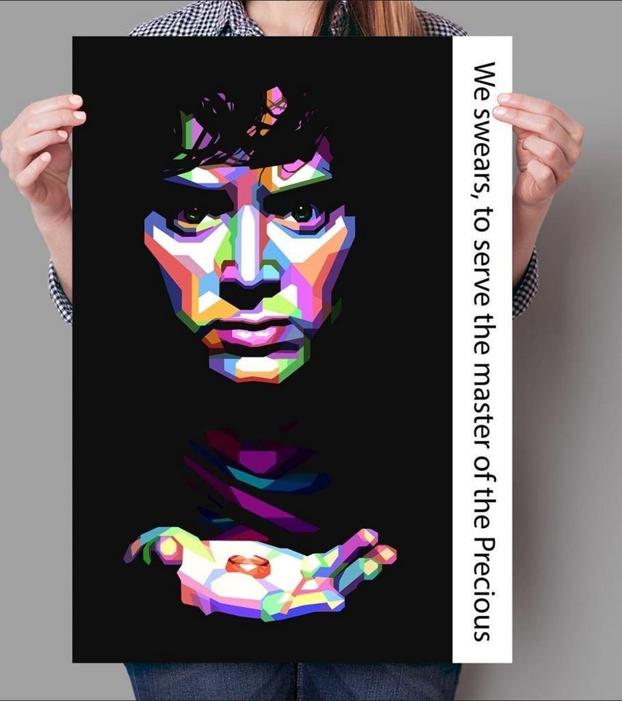 Lord of the Rings Poster Frodo, Ophalen of Verzenden, Zo goed als nieuw, Overige typen