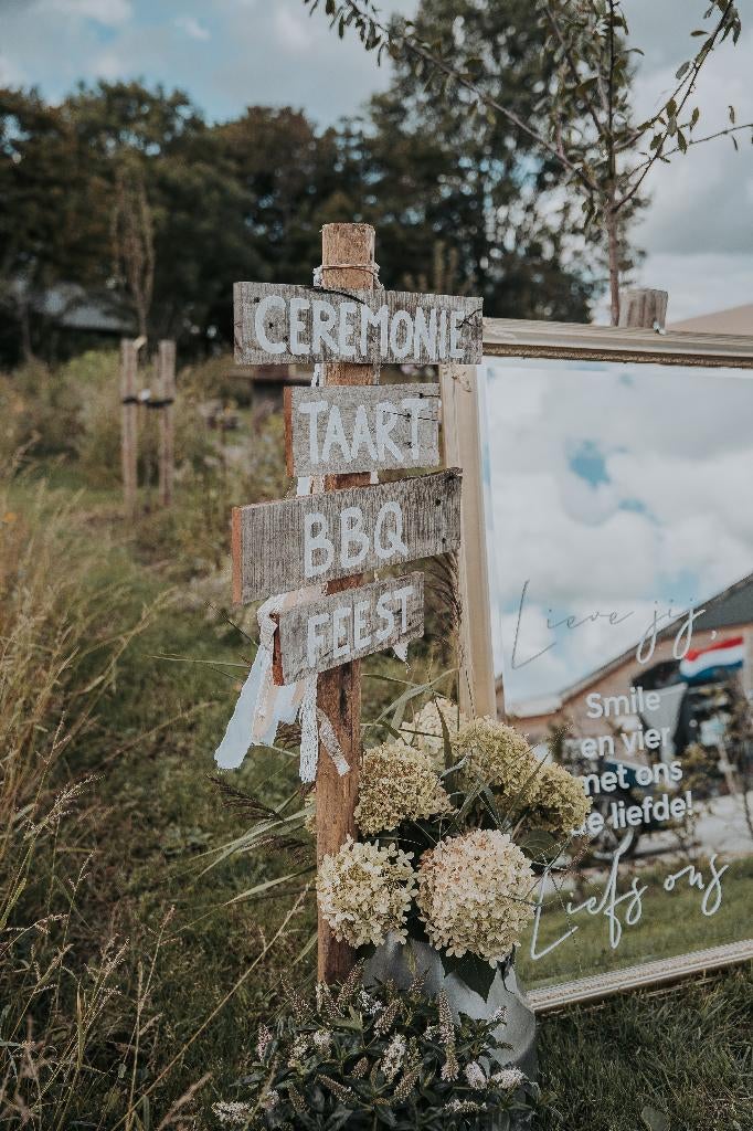 Bruiloft decoratie en letters, Ophalen, Zo goed als nieuw, Versiering, Geboorte of Huwelijk