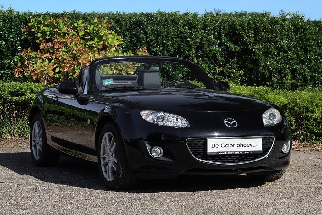 Mazda MX-5 Roadster Coupé NC 1.8l Stralend Zwart Doorzichti, 1005 kg, Achterwielaandrijving, Gebruikt, Zwart