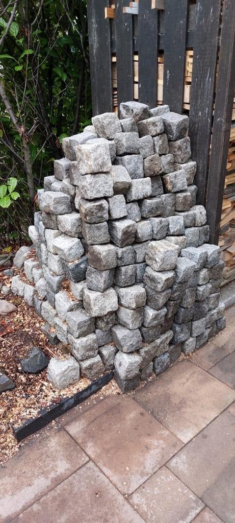 Granieten keien, ca. 360 stuks, Ophalen, Gebruikt, Graniet, Kei