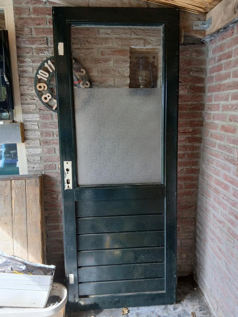 Achter/Buitendeur, Ophalen, Glas, Buitendeur, 200 tot 215 cm