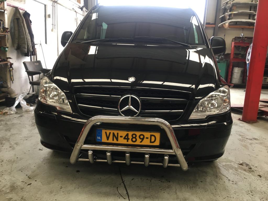 Mercedes-Benz Vito W639 Pushbar Bullbar met carterbeschermer, Niet ingevuld, Niet ingevuld, Niet ingevuld