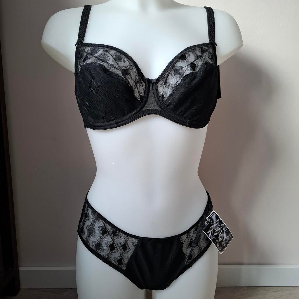 Nieuw bh setje Felina Conturelle 70E, Felina Conturelle, Ophalen of Verzenden, Zwart, Setje