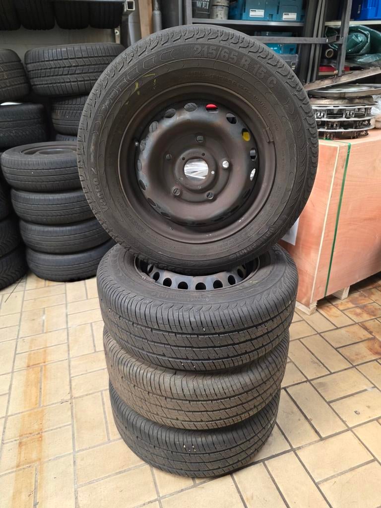 ford transit 5x160 Velgen 15 inch met 215/65/15 banden, Auto-onderdelen, Banden en Velgen, Banden en Velgen, Zomerbanden, 15 inch