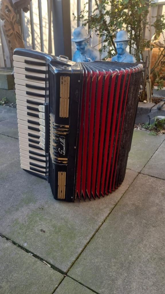 Scandalli Accordeon - Klassiek Toetsaccordeon, Muziek en Instrumenten, Accordeons, Gebruikt, Overige formaten, Scandalli, Toetsaccordeon