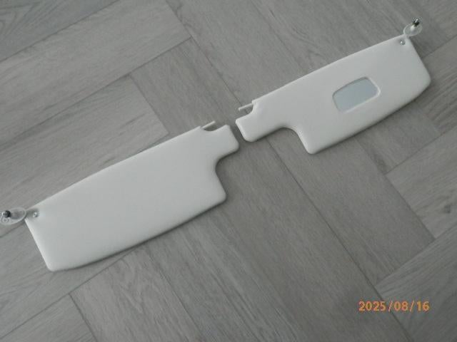 Zonnekleppen VW Kever na 1967, wit, Auto diversen, Auto-accessoires, Nieuw, Ophalen of Verzenden