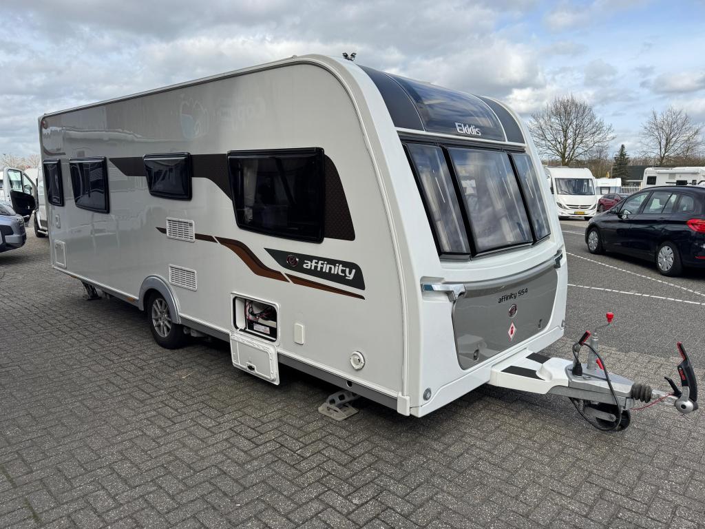 Elddis Affinity 554 2020 E&P,Mover,Luifel!!, Caravans en Kamperen, Elddis, Bedrijf, Treinzit, 5 tot 6 meter