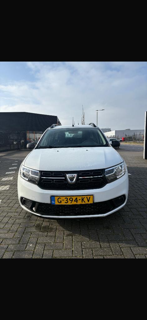 Dacia Logan MCV 0.9 Tce 90pk Easy-r S&S 2019 Wit, Auto's, Voorwielaandrijving, 898 cc, 40 €/maand, Wit