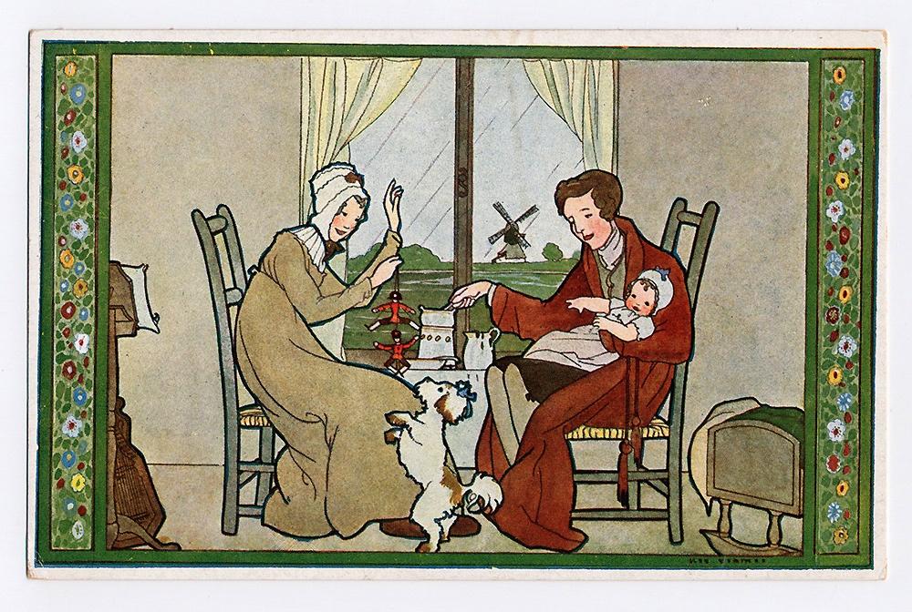 Rie Cramer - Hop, Marjanneke, stroop in 't kanneke - Molen, Ophalen of Verzenden, Voor 1920, Ongelopen, Kinderen