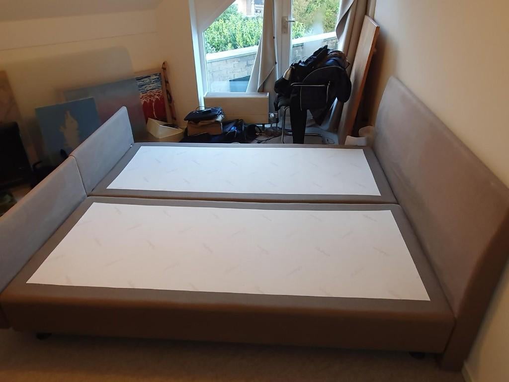 Pullman Boxspring, Huis en Inrichting, Gebruikt, Overige kleuren, Tweepersoons, Ophalen of Verzenden