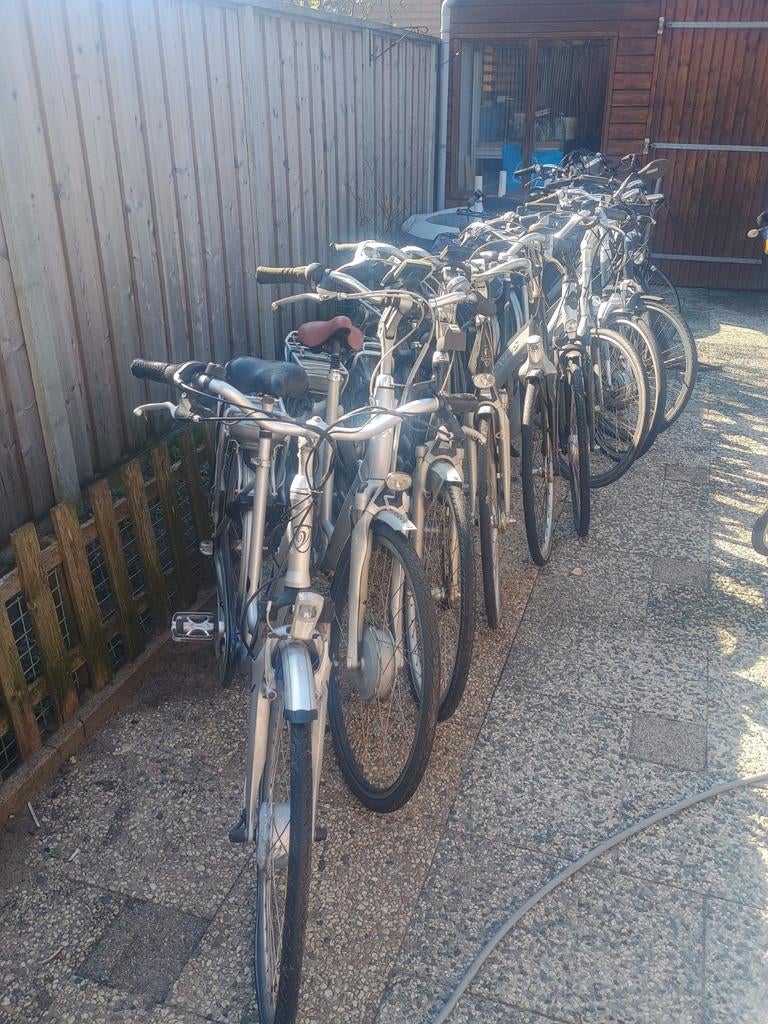 Partij elektrische fietsen voor export of opknap/sloop, 51 tot 55 cm, Ophalen, Gebruikt, Overige merken