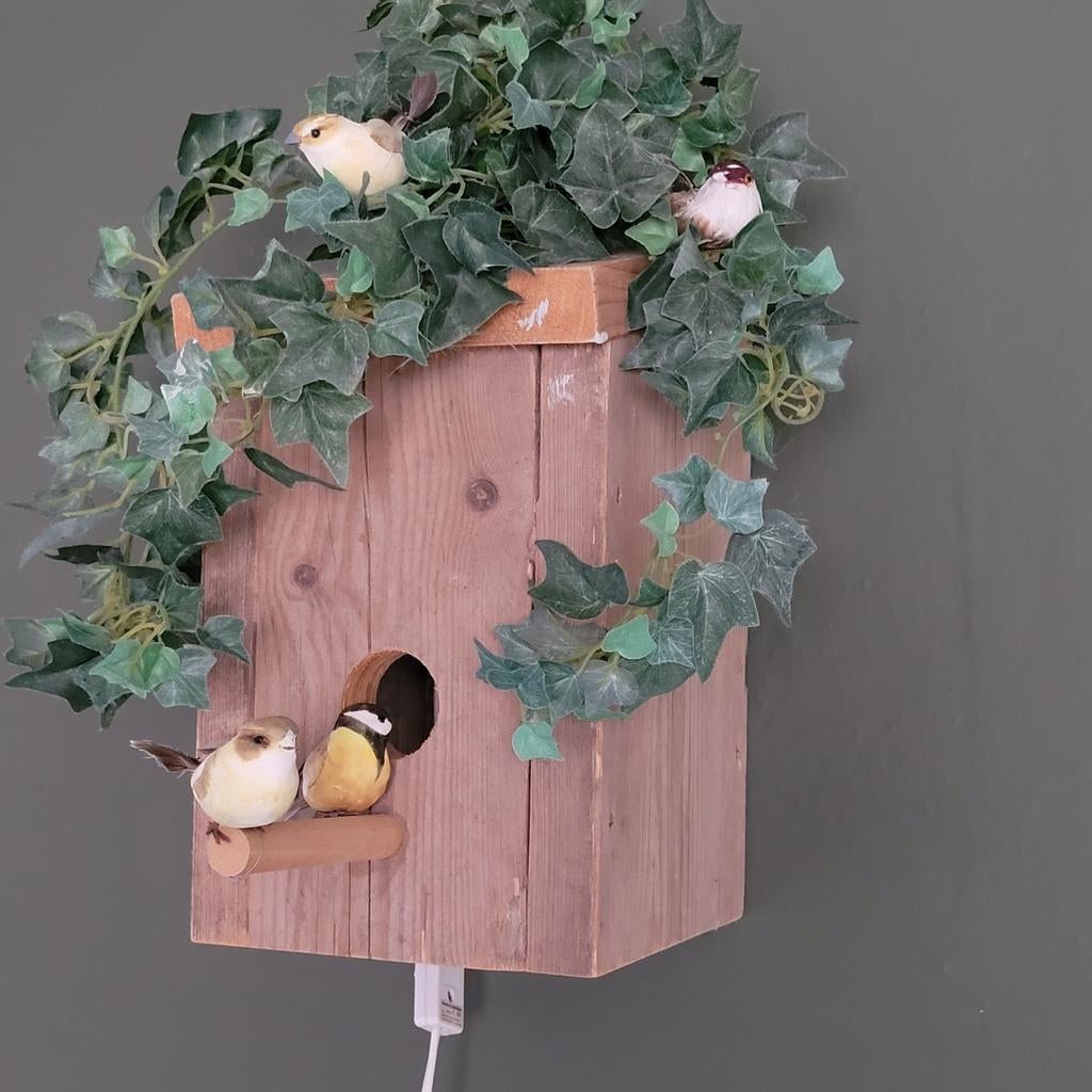 Vogelhuisjes lamp, Ophalen