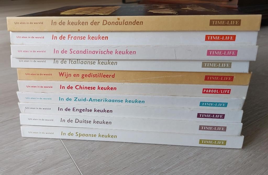 serie van 10 kookboeken Time Life, Boeken, Ophalen of Verzenden, Zo goed als nieuw, Overige gebieden, Hoofdgerechten