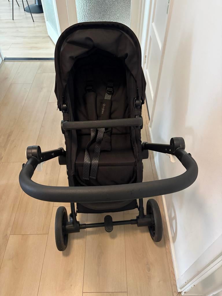 Cybex kinderwagen compleet 3 in 1 met autostoelt en reiswieg, Gebruikt, Combiwagen, Met autostoeltje, Ophalen