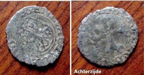 Frans zilver Middeleeuws muntje, mogelijk Kruisvaarders, Verzenden, Frankrijk, Losse munt, Zilver