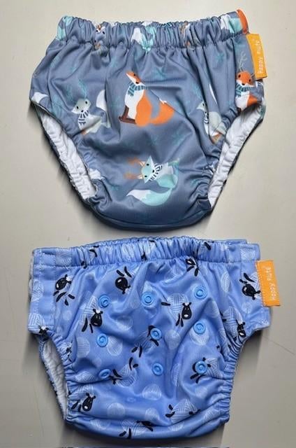 2 herbruikbare wasbare luier Happy Flute zgan (N750), Ophalen of Verzenden, Zo goed als nieuw, Overige typen, Overige merken