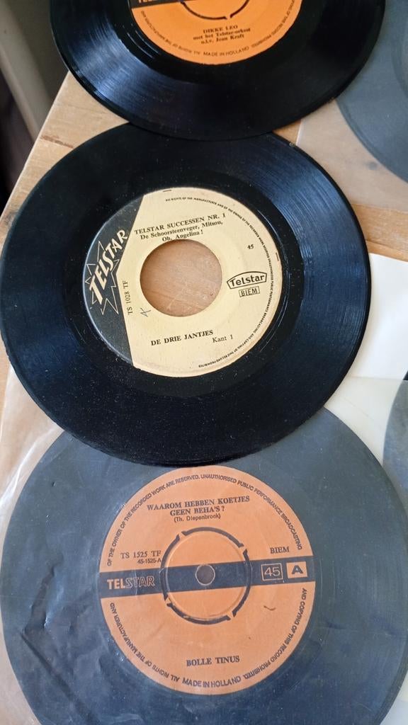 Telstar vinyl singles, Ophalen, Zo goed als nieuw, Overige formaten, Levenslied of Smartlap