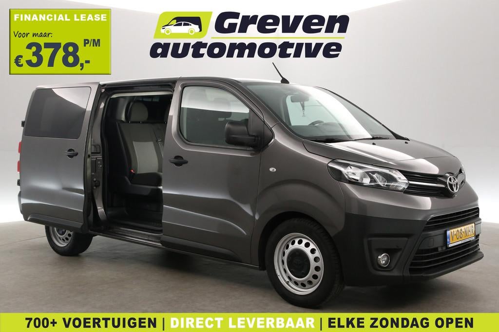 Toyota ProAce 2.0 D-4D L3H1 | 145PK | DC | 6-Zits | Airco |, Auto's, Bestelauto's, 145 pk, Stof, Gebruikt, Euro 6