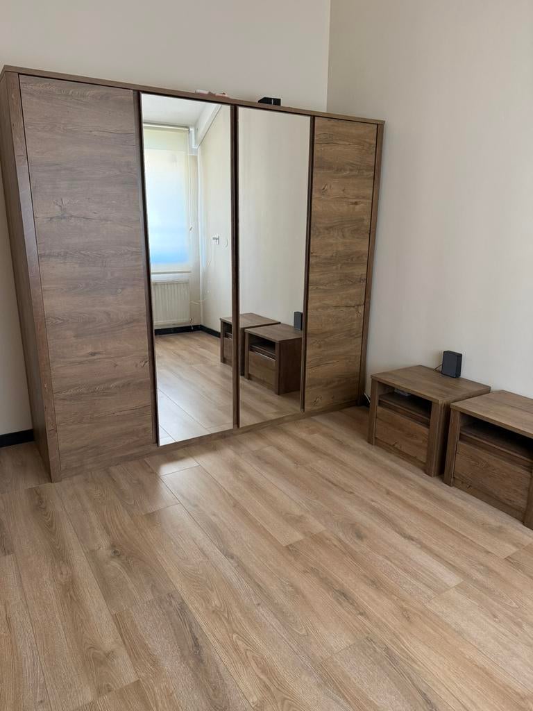 Kledingkast en 2 nachtkastje, Ophalen of Verzenden, Zo goed als nieuw, 65 cm of meer