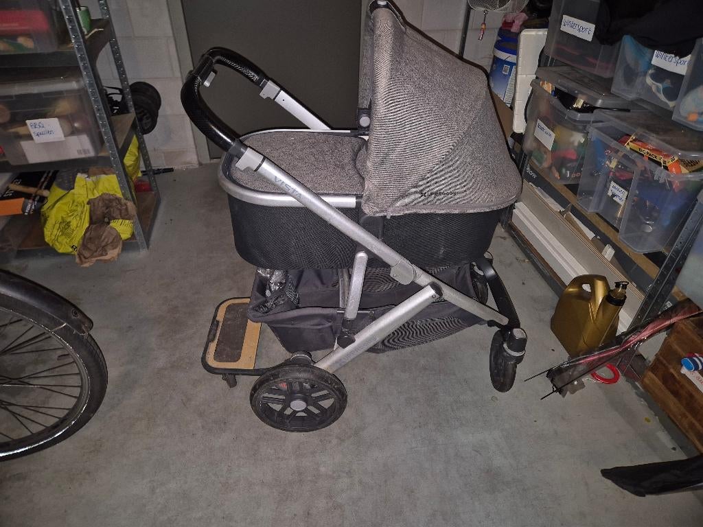 Kinderwagen uppababy vista, Gebruikt, Combiwagen, Verstelbare duwstang, Ophalen