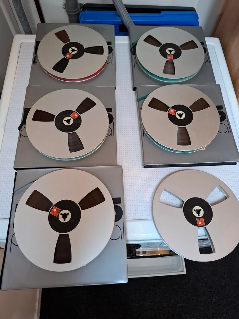 5 volle en 1 lege BASF LPR35 tape in uitstekende conditie!, Audio, Tv en Foto, Bandrecorders, Onderdeel, Ophalen