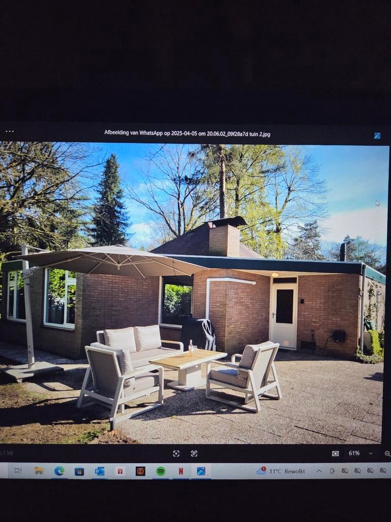 Te huur vakantie huis(vanaf1250€) 3 slaapkamers. Airco, Tuin