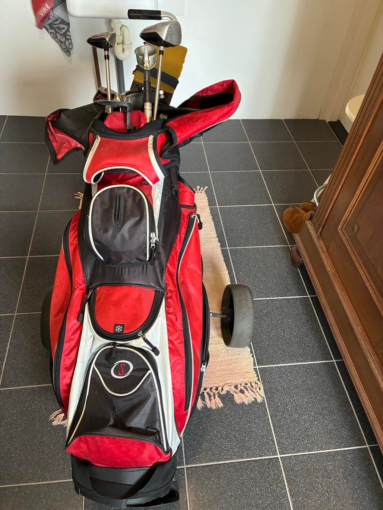 Spalding High Launch golfset met karretje, Ophalen, Gebruikt, Set, Overige merken