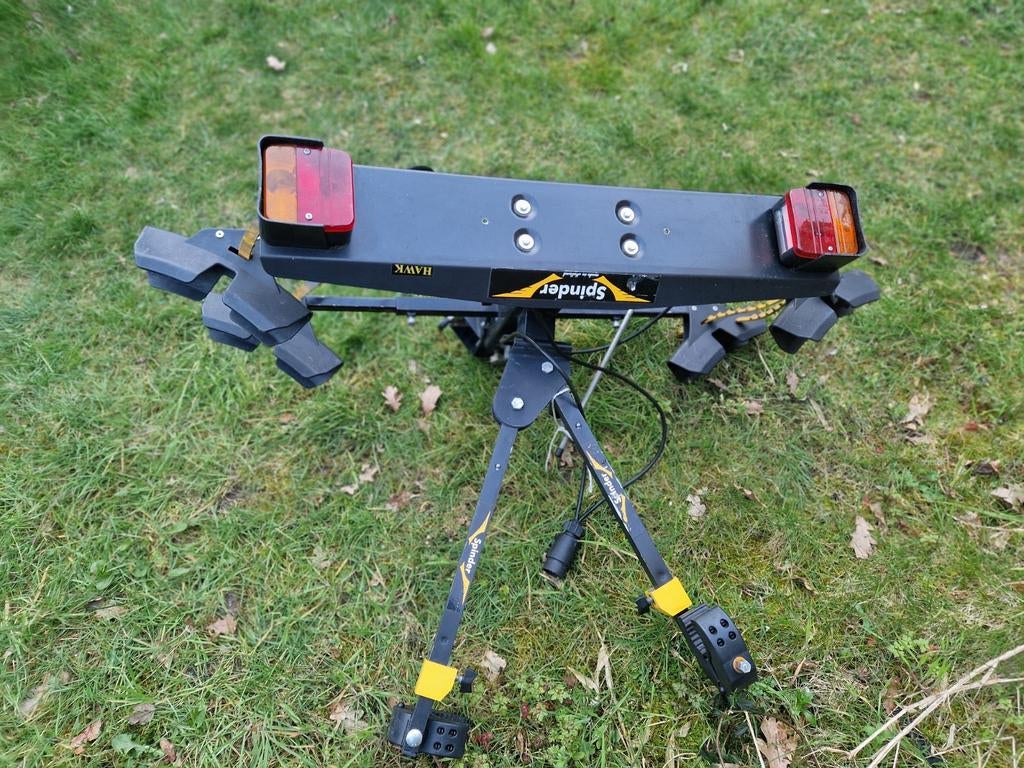 Spinder Hawk fietsendrager, Ophalen of Verzenden, 2 fietsen, Gebruikt, Trekhaakdrager