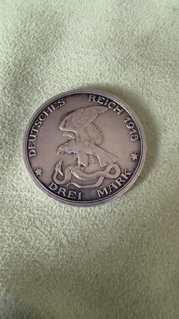 3 Mark - William II Declaration of war against Napoleon, Postzegels en Munten, Munten | Europa | Niet-Euromunten, Verzenden, Duitsland