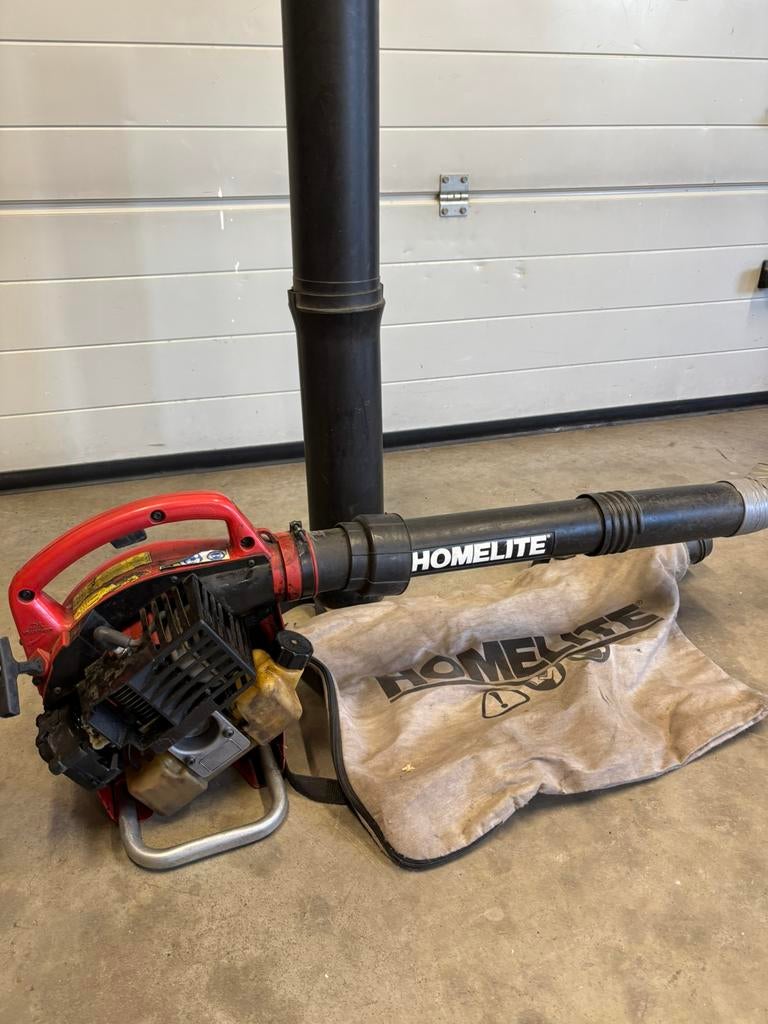 Bladblazer, Ophalen, Benzine, Gebruikt, Met opvangzak