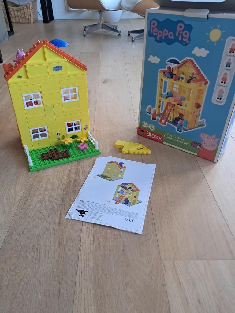Bloxx Duplo Peppa Pig Huis - Compleet met doos, Ophalen of Verzenden, Zo goed als nieuw, Overige typen